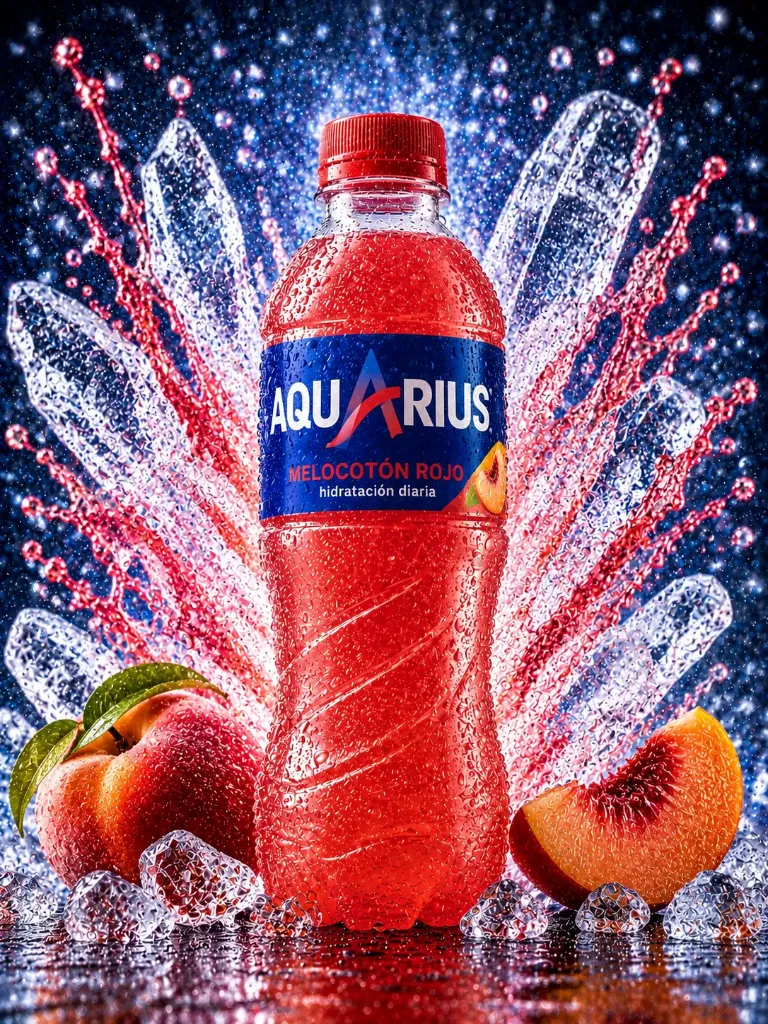 Aquarius melocotón rojo 500ml